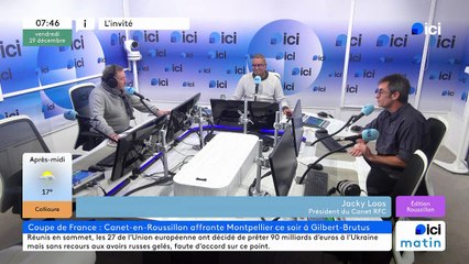 Jacky Loos, président du club de football de Canet-en-Roussillon