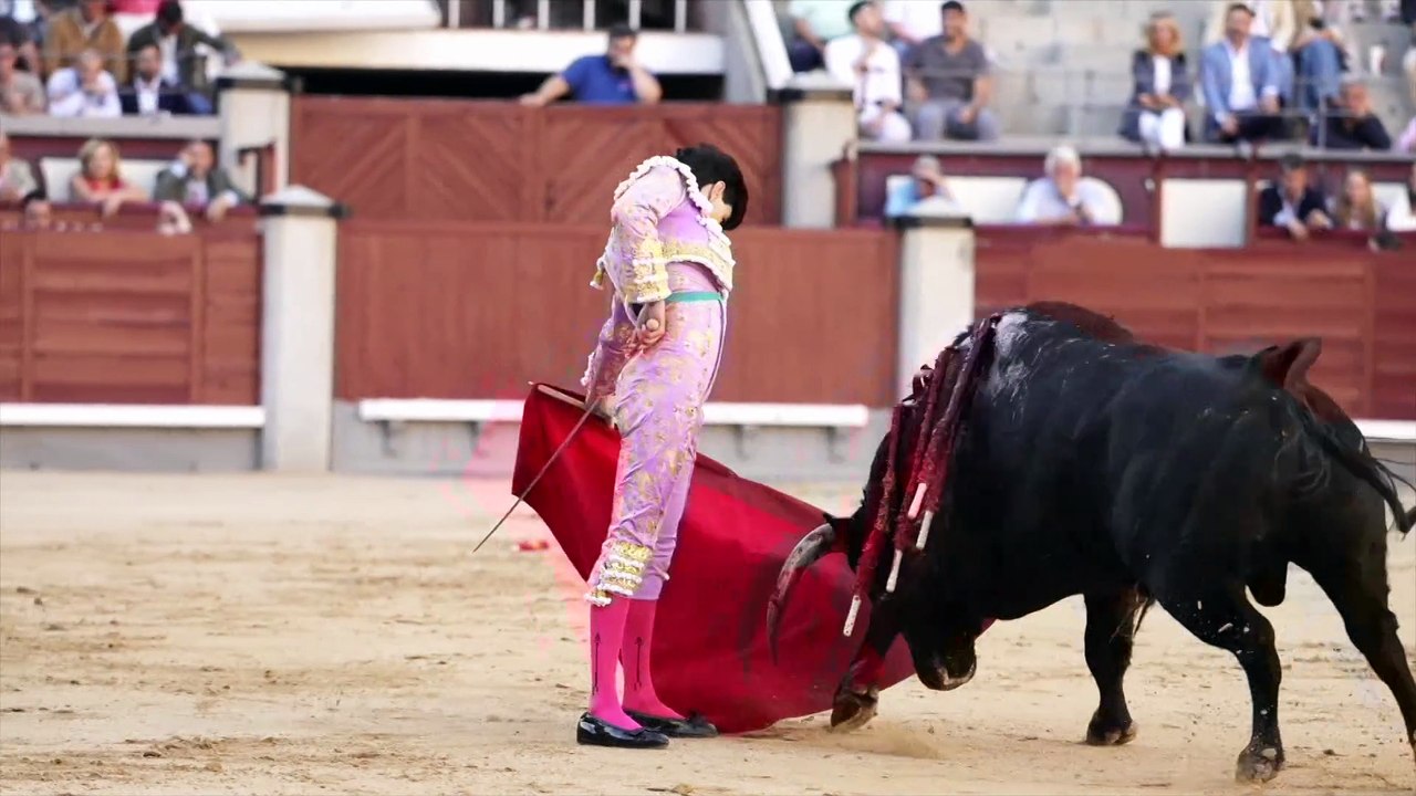 Sergio Rollón novillero madrileño con raíces abulenses que rozó la tragedia en la final a tres del circuito de novilladas de Madrid celebrada en Valdetorres del Jarama después de una brillante trayectoria sin caballos