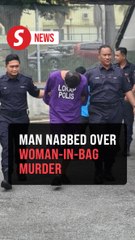 Suspect detained after remains of missing woman found inside bag