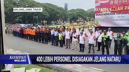 400 Lebih Personel Gabungan di Kota Malang Disiagakan Jelang Nataru
