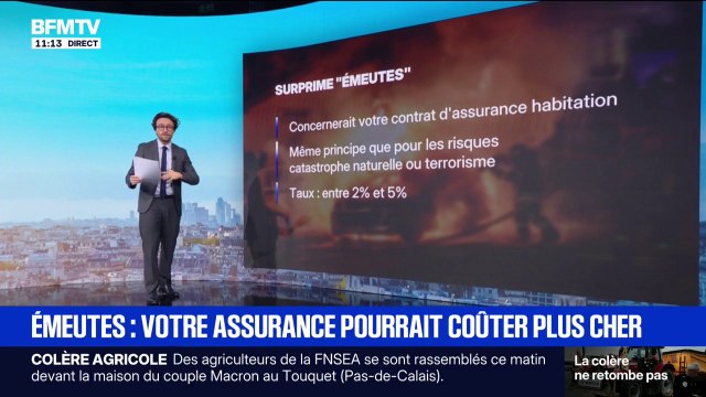 LES ÉCLAIREURS - Le risque d'émeutes en France pourrait faire augmenter le prix des assurances