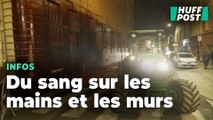 L’action choc de ces agriculteurs qui déversent du sang animal sur une préfecture du Sud-Ouest