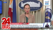 Ex-DPWH Usec. Cabral, may kapangyarihan umanong magpasok ng mga proyekto ng mga mambabatas sa budget; Ombudsman - I-preserve ang kaniyang gagdets/phones | 24 Oras