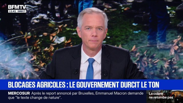 Nous attendons que le président de la République ne sacrifie pas notre agriculture , confie la présidente FDSEA du Pas-de-Calais mobilisée devant la maison du couple Macron au Touquet