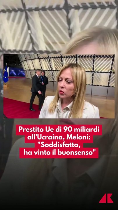 Meloni lascia il Consiglio Ue: ok al prestito da 90 miliardi per l’Ucraina e rinvio della firma sul Mercosur