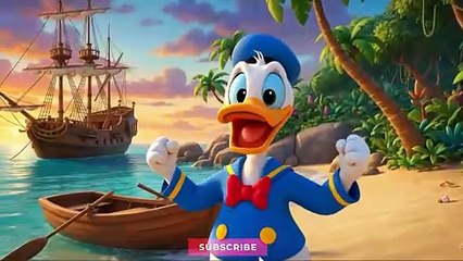 Donald Duck & the Pirate Treasure Adventure | Kids Story | Cartoon Animation