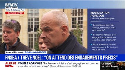 Arnaud Rousseau "ne condamne pas" la manifestation des agriculteurs devant le domicile du couple Macron au Touquet
