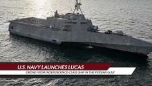 U.S. Navy launches LUCAS drone from Independence-class ship in the Persian Gulf
