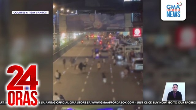 Ilang kabataang katatapos lang mag-Simbang Gabi, nagbatuhan ng bote kaya dinala sa DSWD | 24 Oras
