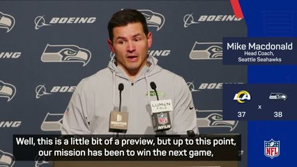 On to Carolina – Macdonald eyes NFC West title after dramatic Seahawks win
