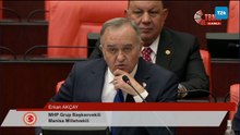 MHP Grup Başkanvekili Akçay leyla zanaya yapılan hakaret içerikli tezahüratı kınadı