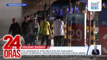 180,000, inaasahang dadagsa sa PITX; asahang mas dadami pa sa Dec. 23 | 24 Oras