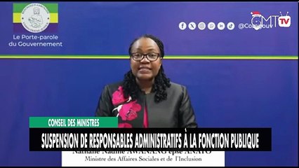 [#Reportage] Conseil des ministres : Suspension de responsables administratifs à la Fonction publique