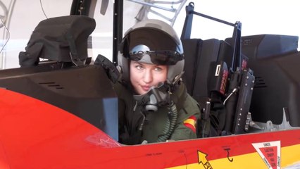La Princesa Leonor realiza su primer vuelo en solitario para el Ejército