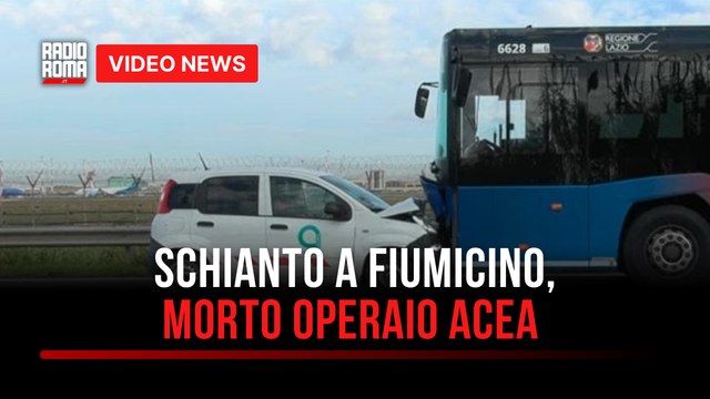 Schianto a Fiumicino, morto operaio Acea