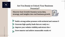 Growth Onomics - Data Analytics & Reporting
