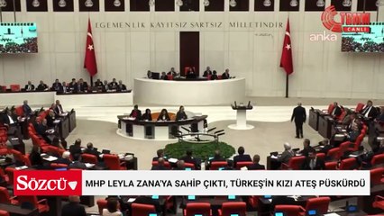 MHP Leyla Zana'ya sahip çıktı, Türkeş'in kızı ateş püskürdü