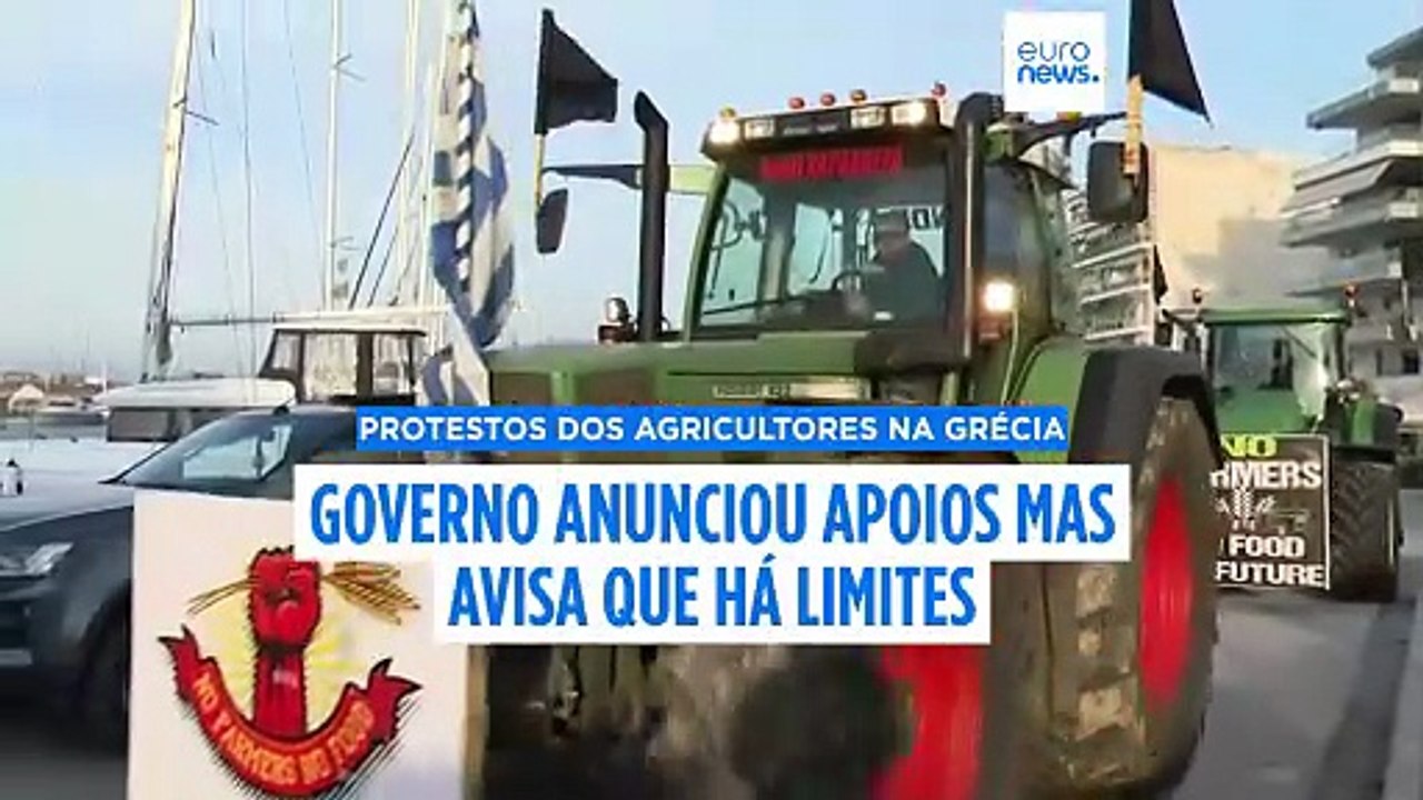 Protestos dos agricultores gregos escalam. Governo fixa limite para apoios