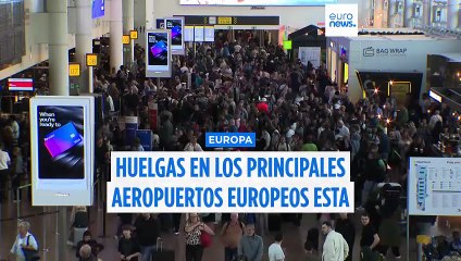 La Navidad llega con huelgas en aeropuertos europeos y afecta a vuelos de Ryanair en España