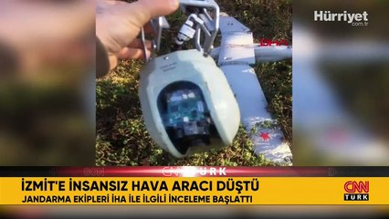 Kocaeli'de insansız hava aracı düştü