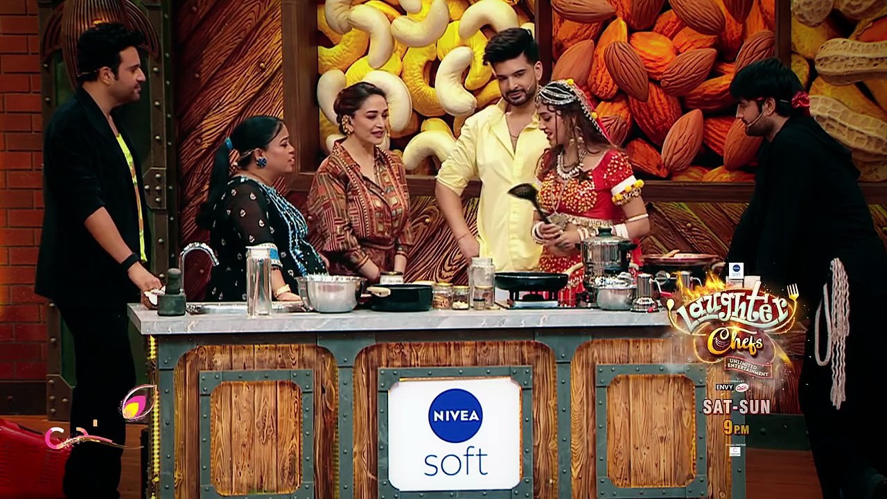 Laughter chef season 3 new promo kam Madhuri dixit laughter chef season 3 best moment with tejaswi