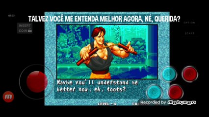 Fatal Fury 3 Hon Fu vs Mai Shiranui fala de vitória do Hon Fu em português