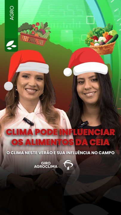 Como o clima pode influenciar os alimentos da ceia