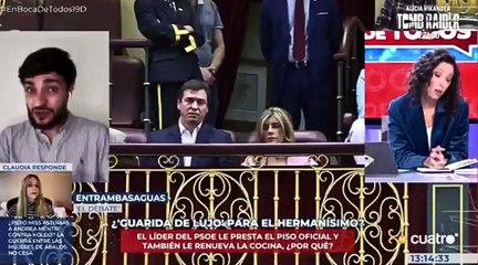 Entrambasaguas se harta de Marta Nebot: «Mientras desvelábamos la corrupción de Ábalos, Koldo o Cerdán, tú los blanqueabais»