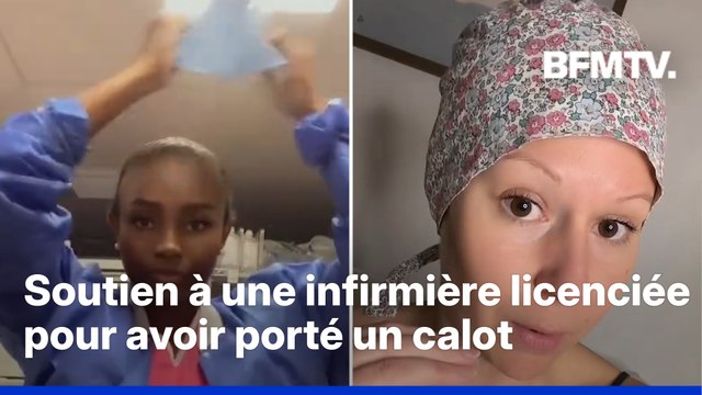 Une infirmière licenciée pour avoir refusé d’enlever son calot, le corps médical affiche son soutien sur les réseaux sociaux