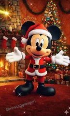 Buon Natale con topolino - messaggio di auguri per bambini