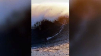 Incredible moment Love Island's Laura Crane surfs  'world record breaking' wave