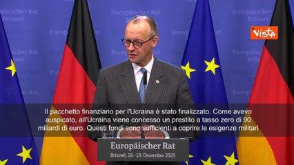 Merz: Il prestito Ue a Kiev è un messaggio decisivo a Putin