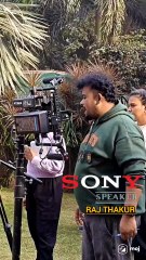 Raj Thakur shot an ad filmThis ads Sony speaker 🔊 for Sony TV."