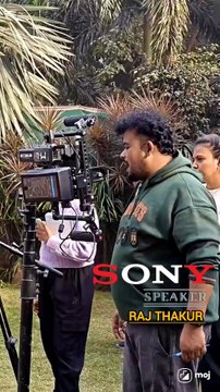 Raj Thakur shot an ad filmThis ads Sony speaker 🔊 for Sony TV.