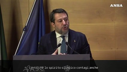 Ucraina, Salvini: "Mi auguro che spirito olimpico avvicini Paesi in guerra"