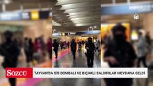 Tayvan'da sis bombalı ve bıçaklı saldırılar meydana geldi