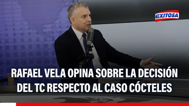 Rafael Vela sobre decisión del TC respecto al caso Cócteles: Hay muchas circunstancias que no están incluidas en la sentencia