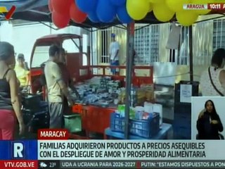 Familias del estado Aragua fueron beneficiadas con Despliegue de Amor y Prosperidad Alimentaria
