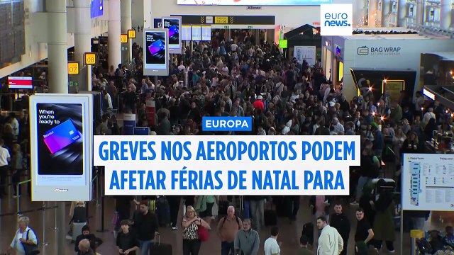 Viagens de Natal: saiba quais são as greves nos aeroportos europeus em dezembro