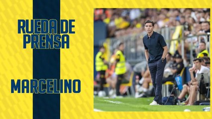 Marcelino, rueda de prensa previa al Villarreal - FC Barcelona