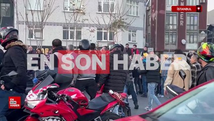 Çağlayan Adliyesi önünde olay çıktı