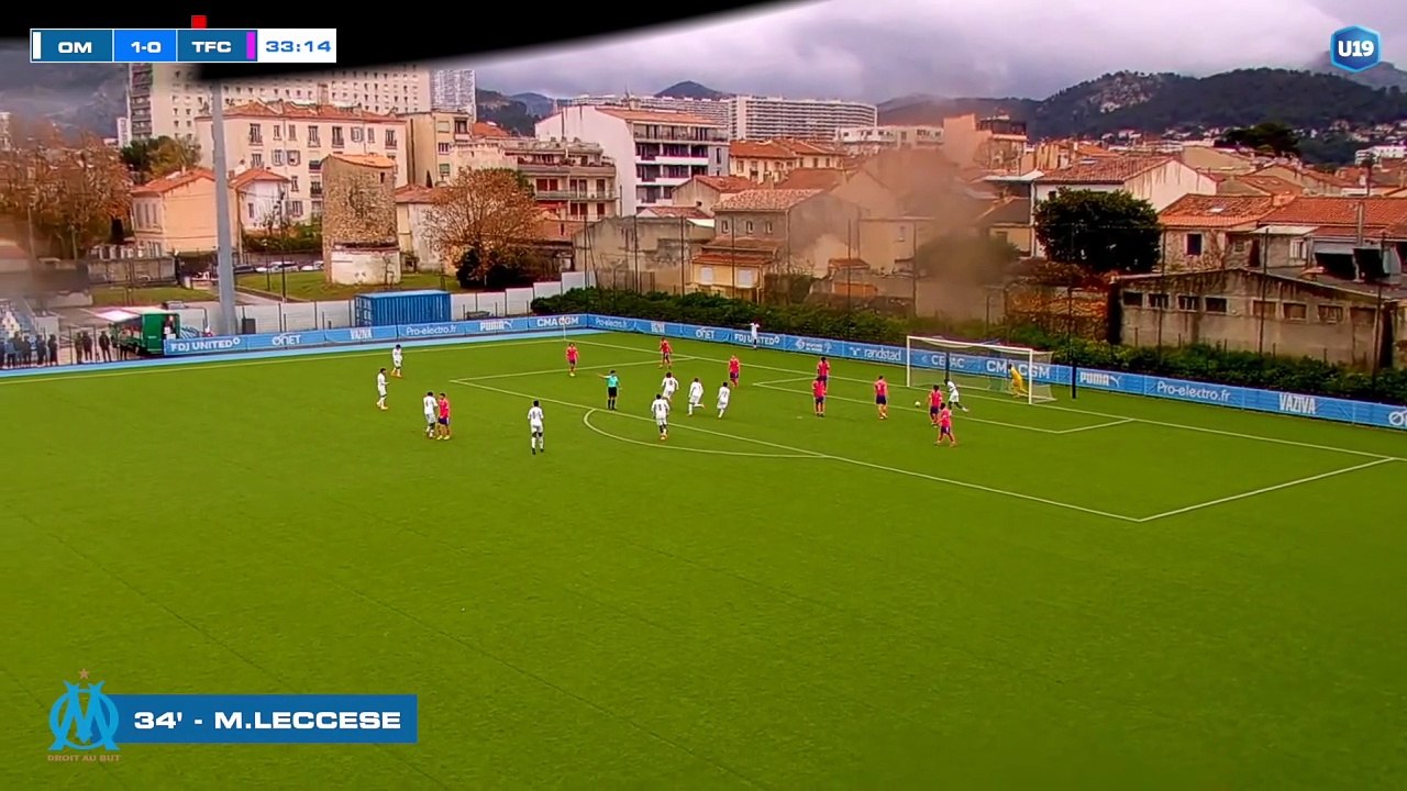 U19 I OM 3-0 TFC : Les buts