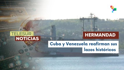 Descargan buque con ayuda solidaria en Cuba