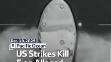 US Strikes Kill 5 on Alleged Drug Boats