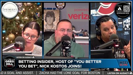 "I think the Patriots are better than the Ravens"- Host of You Better You Bet, betting insider, Nick Kostos joins!