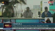 President Maduro denounces U.S. seizure of a ship carrying oil as a serious crime under international law