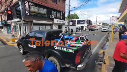 Hieren de una estocada a un parqueador frente a Caribe Tours de SFM