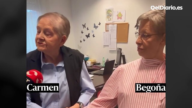 Carmen y Begoña celebran su boda en la residencia de mayores: “Hay que amar sin miedo y sin edad”