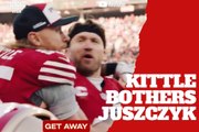 George Kittle annoys Kyle Juszczyk with a terrible Mariah Carey impression