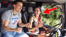 ELLE CONDUIT UN CAMION ÉNORME ! (44 TONNES chauffeur poids lourd)